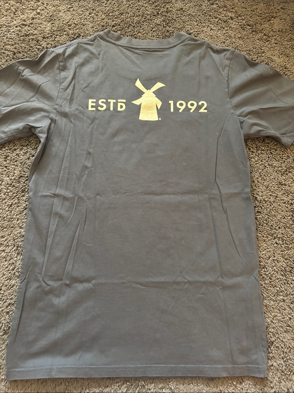 Dutch bros gray shirt